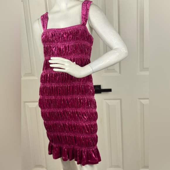 En Saison Pink Sequin Sheath Mini Dress Size Medium C1 - Picture 16 of 16